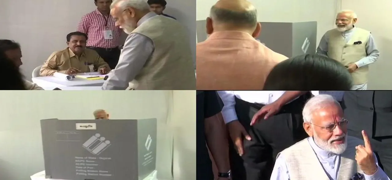 Voter ID more powerful than terrorists' IED: PM Modi after voting in Ahmedabad's Ranip