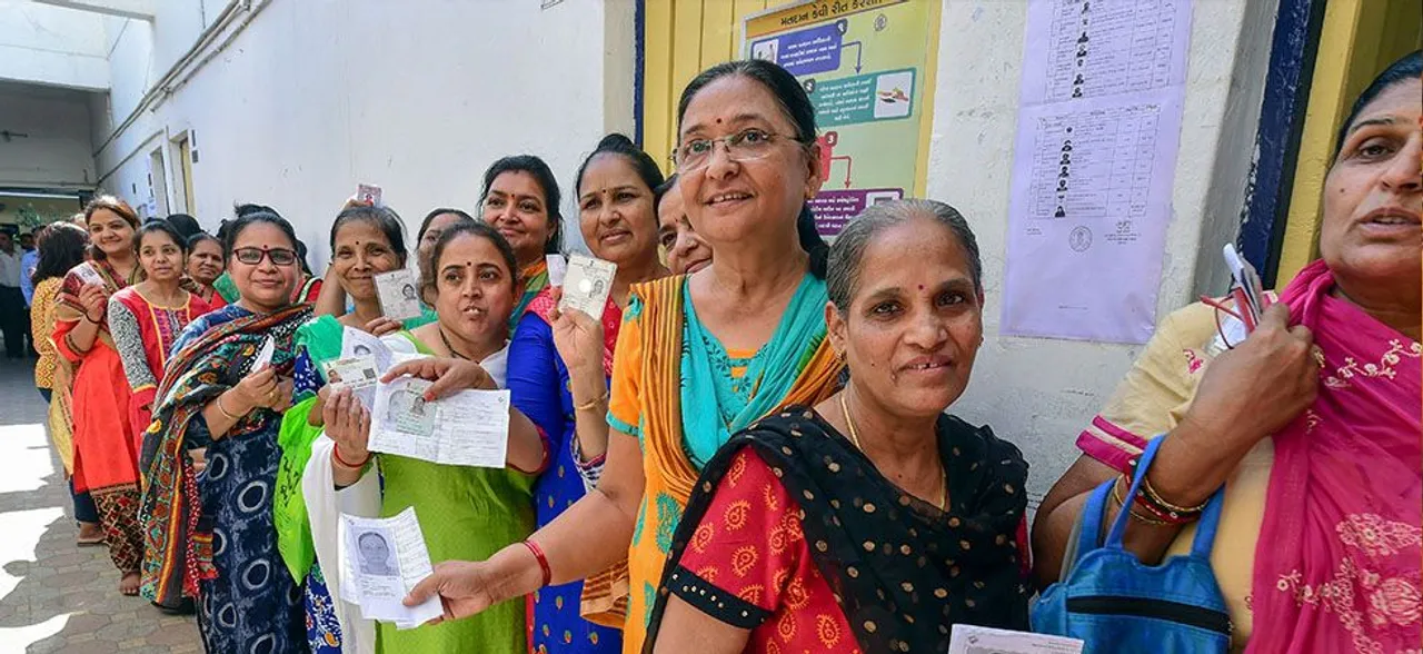 64.66% cast vote in phase 3 of LS polls; one killed in West Bengal, faulty EVMs reported