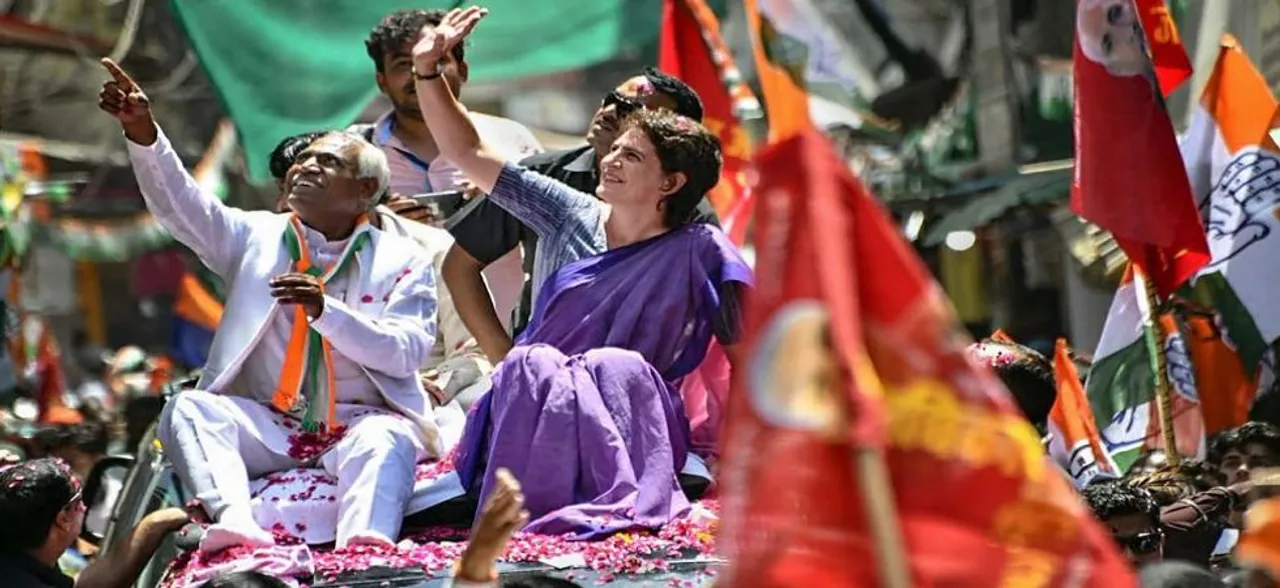 Priyanka Gandhi holds roadshows in Bundelkhand, greeted with slogans of 'Chowkidar Chor Hai'