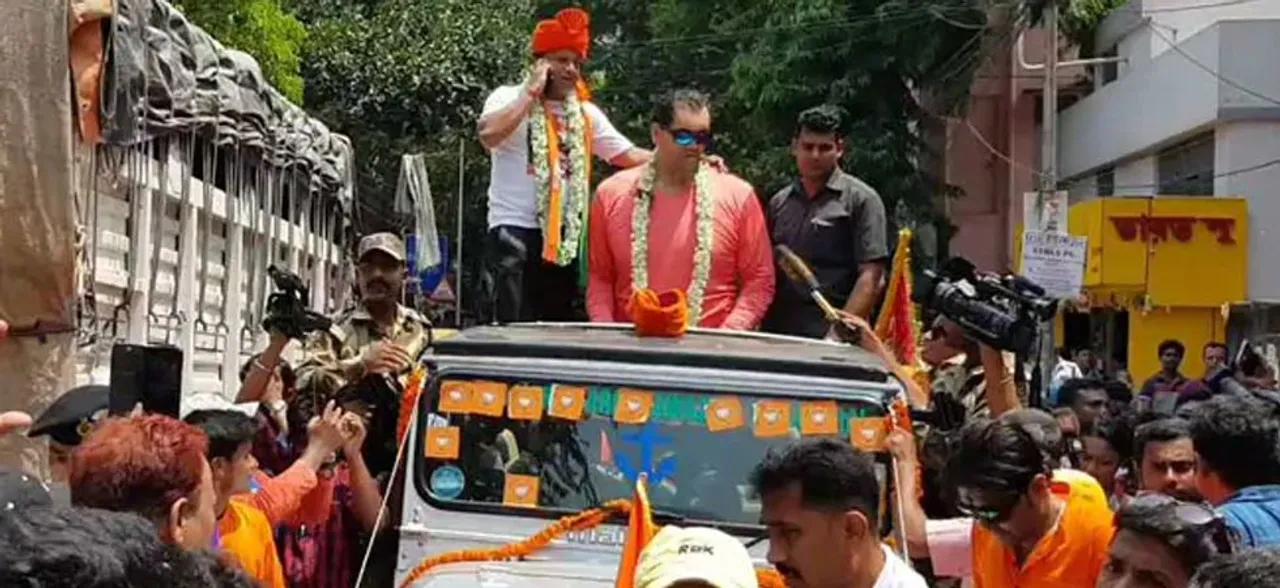 Trinamool Congress moves EC against BJP for using 'American' wrestler Khali to misguide voters 