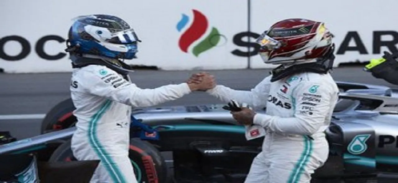 Valtteri Bottas holds off Lewis Hamilton, wins Azerbaijan Formula One Grand Prix