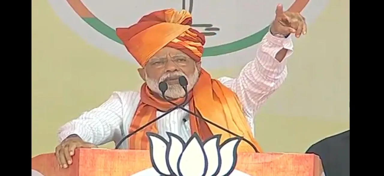 LS Polls | Congress couldn't stop India's share of river water flowing to Pakistan: PM Modi