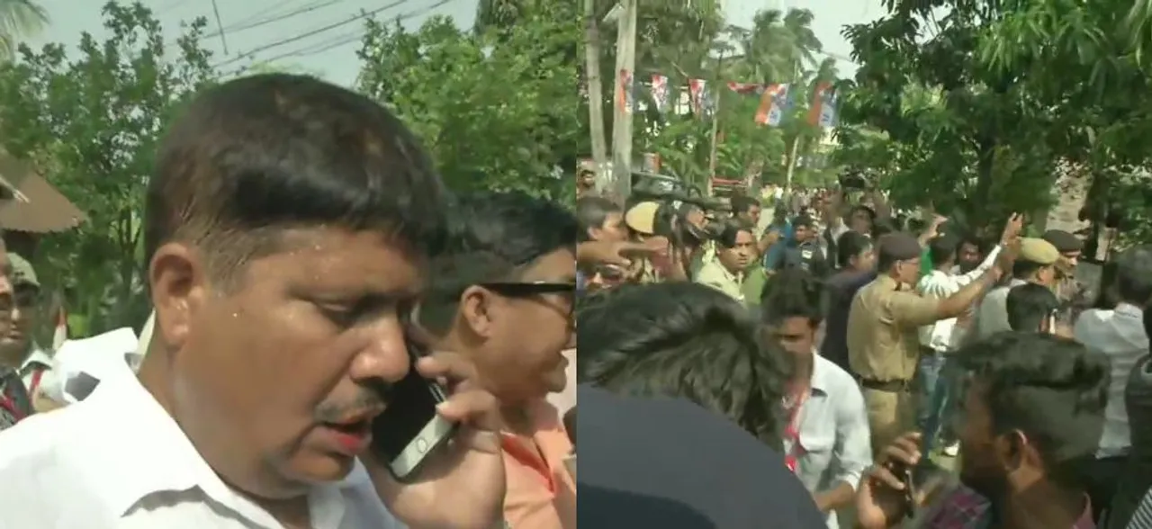 Poll violence erupts in West Bengal's Barrackpore, bomb thrown at BJP camp 