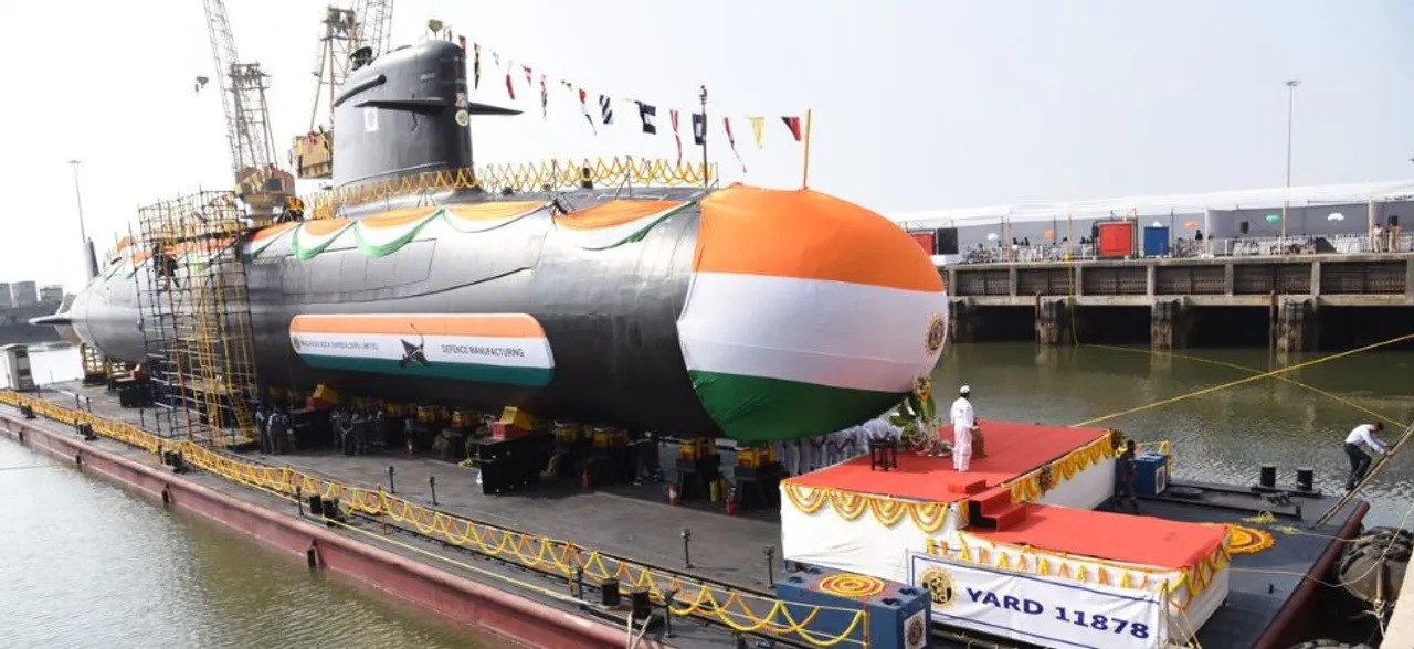 Indian Navy's fourth stealth Scorpene class submarine INS Vela launched for trials