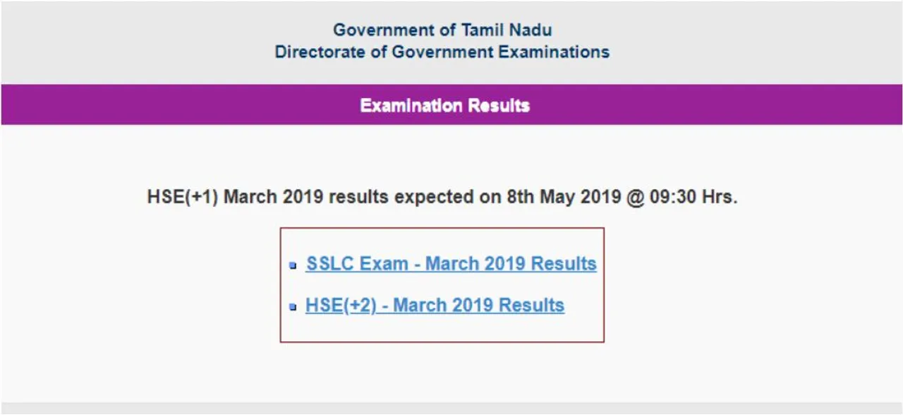Tamil Nadu 11th Result 2019 declared on tnresults.nic.in, LIVE UPDATES