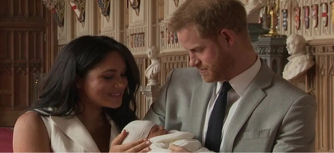 WATCH | Prince Harry, Meghan Markle appear in public with their new baby son for first time