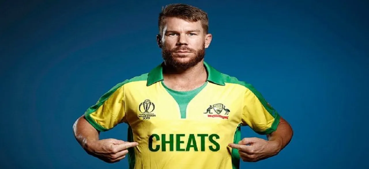 Englandâ€™s Barmy Army releases David Warner Australia jersey with â€˜cheatsâ€™ written on it