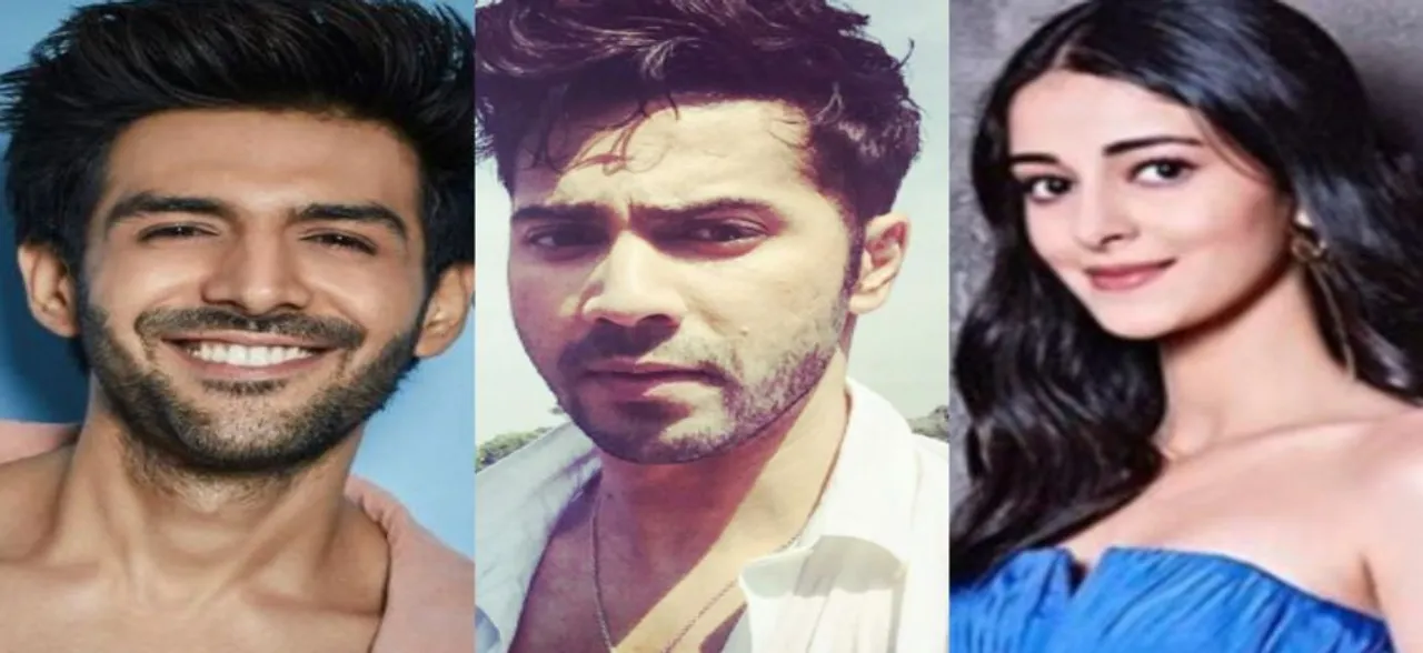 Watch: Kartik Aaryan flirts with Ananya Panday, Varun Dhawan interrupts