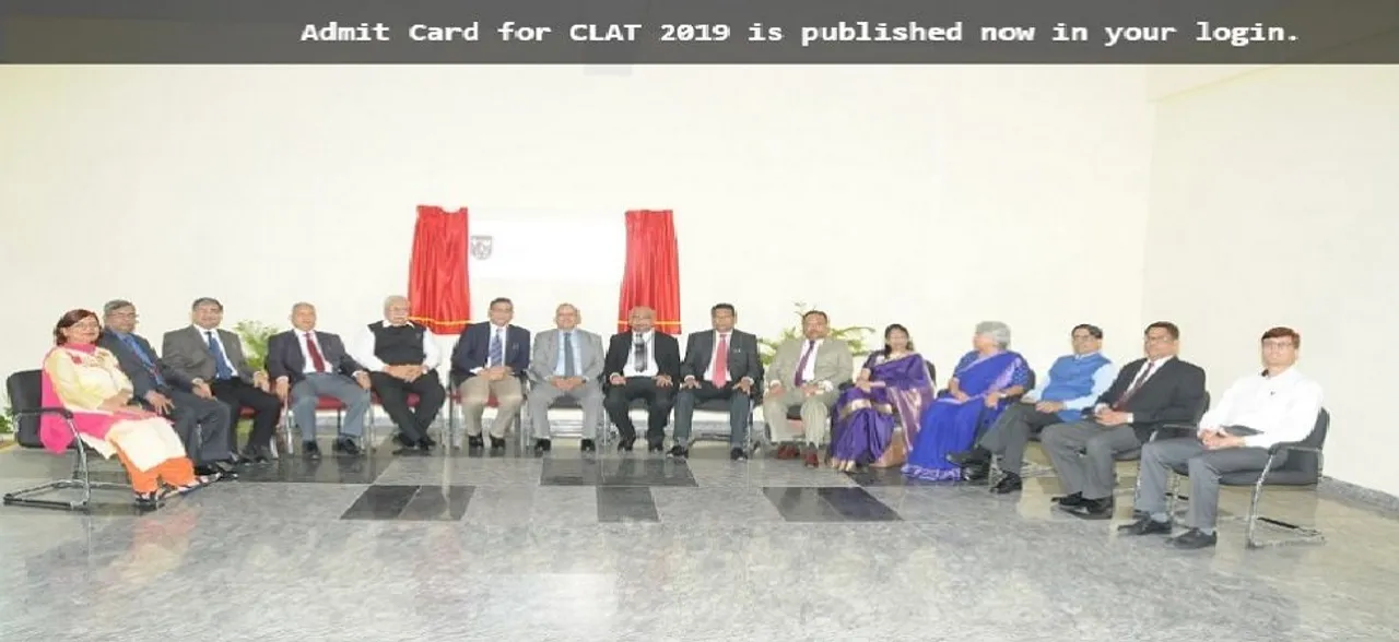 CLAT Admit Card 2019 announced @ clat.ac.in, DOWNLOAD NOW