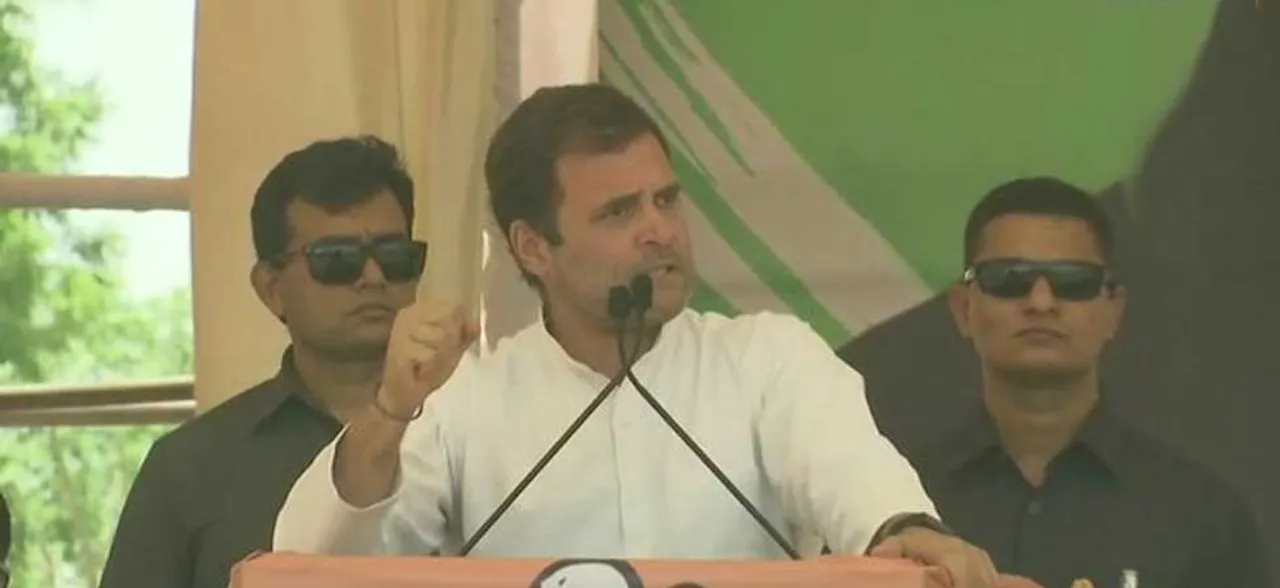 Modi speaking about mangoes, kurtas but mum on jobs: Rahul Gandhiâ€™s dig at PM