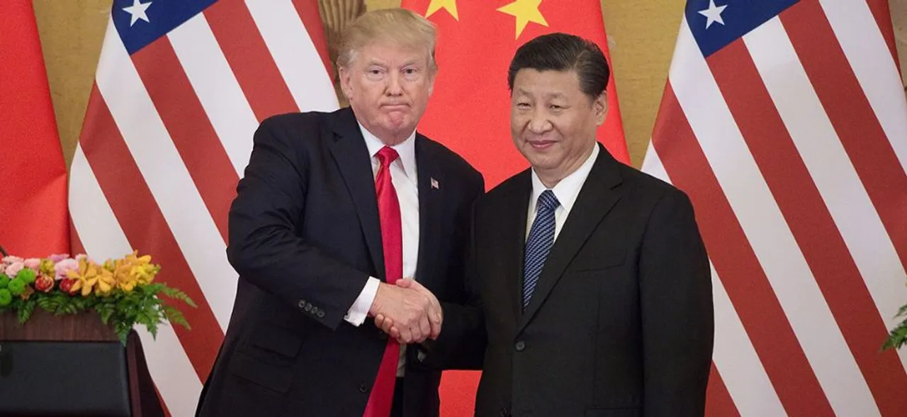 US President Donald Trump describes trade tension with China as 'little squabble'