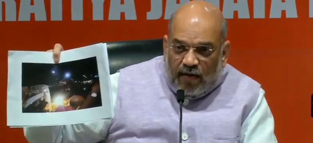 Day after Kolkata clashes, Amit Shah releases 'photographic evidence' against Trinamool Congress 