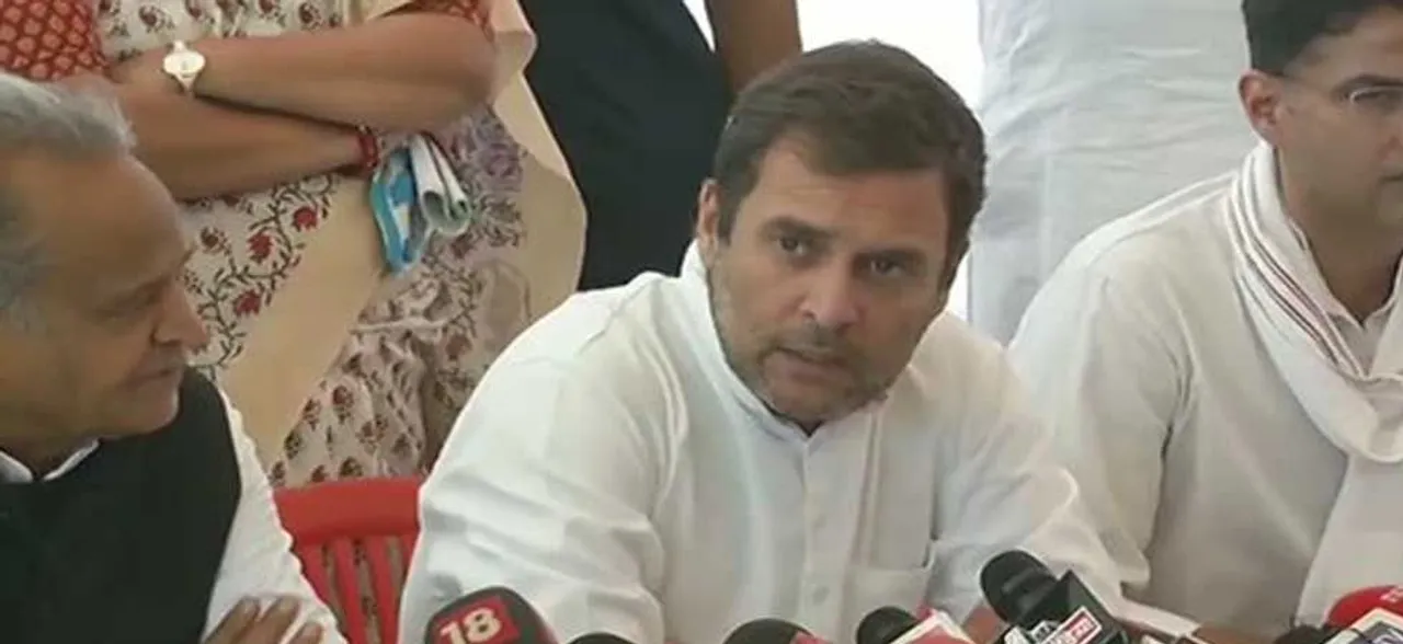 Congress chief Rahul Gandhi meets Alwar gangrape victim, assures justice