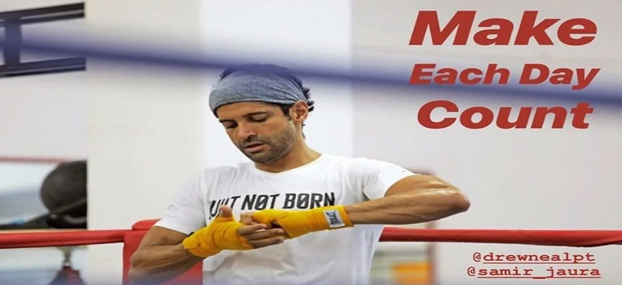 Toofan in making- â€œMake each day countâ€ says Farhan Akhtar