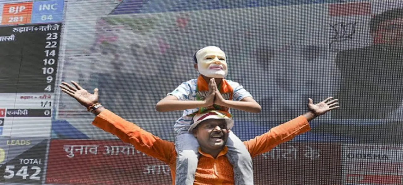 In Uttar Pradesh, BJP gets 60 and counting, SP-BSP struggles to touch 15