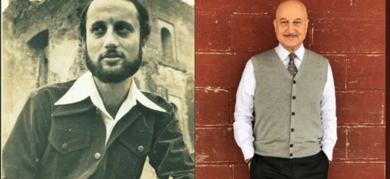 Anupam Kher celebrates 35 years in film industry with throwback pic