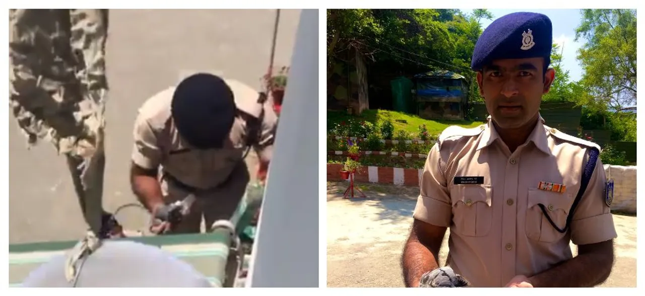 A hero not in cape but uniform, CRPF jawan rescues injured bird, Twitter lauds his act of kindness | WATCH 