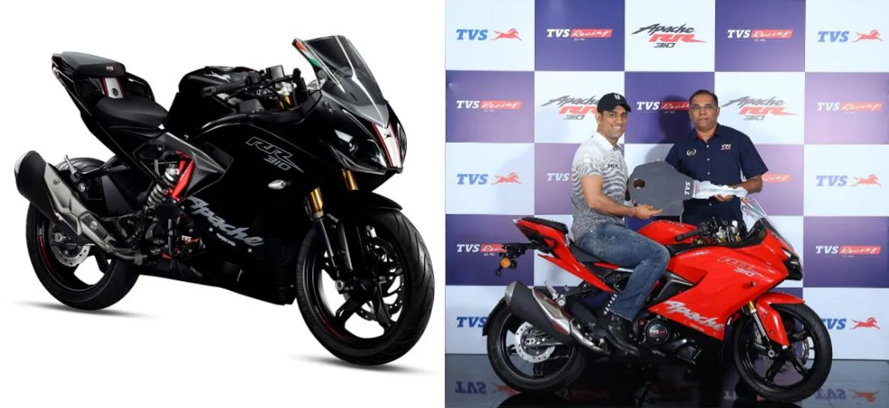 TVS Apache RR 310 with Race Tuned Slipper Clutch introduced in India at Rs 2.27 lakh