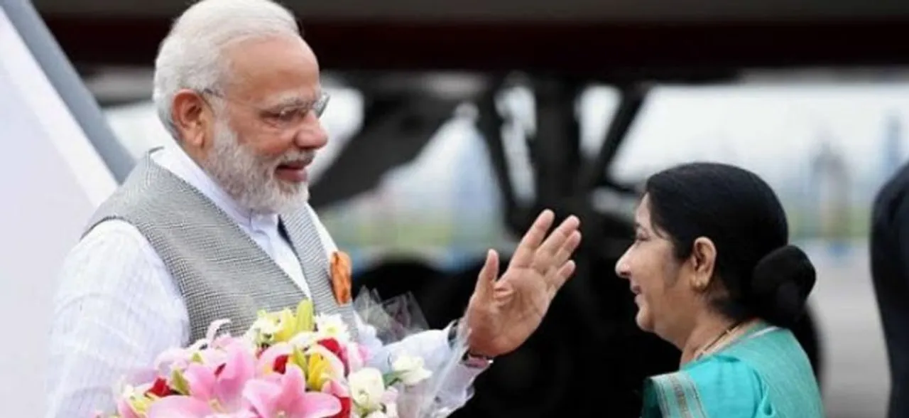 Sushma Swaraj thanks PM Modi, hopes new government functions with glory