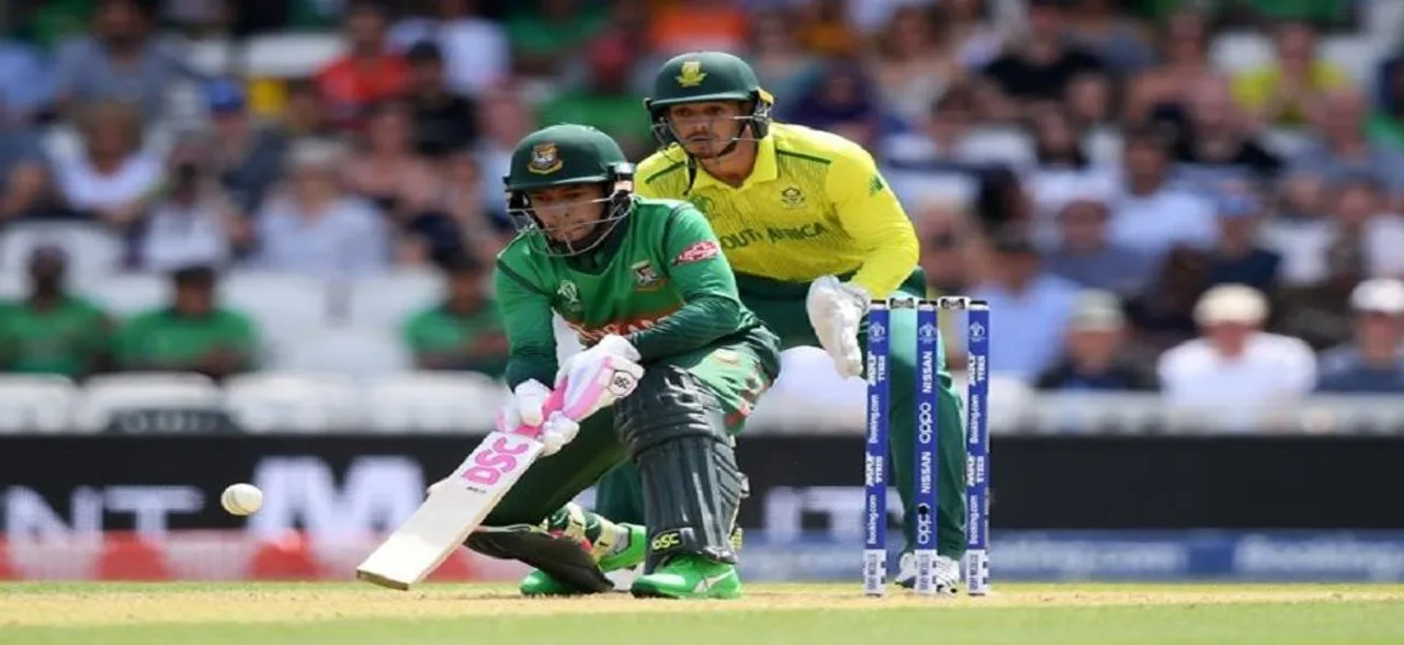 ICC Cricket World Cup 2019: Shakib Al Hasan, Mushfiqur Rahim boost Bangladesh to record score in South Africa clash