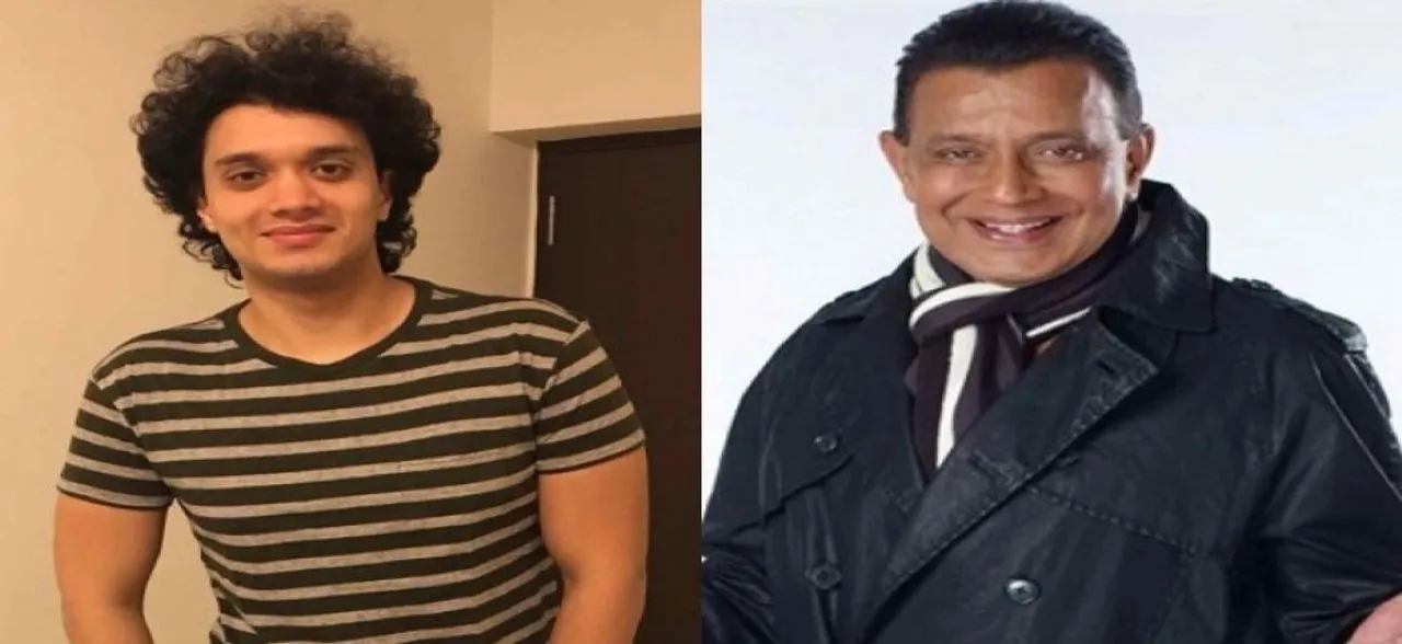 Mithun Chakraborty surprises son Namashi on the sets of his debut film 'Badboy'