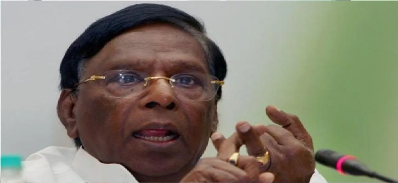Puducherry CM Narayanasamy slams LG Bedi; Asks Congress workers to prepare for stir