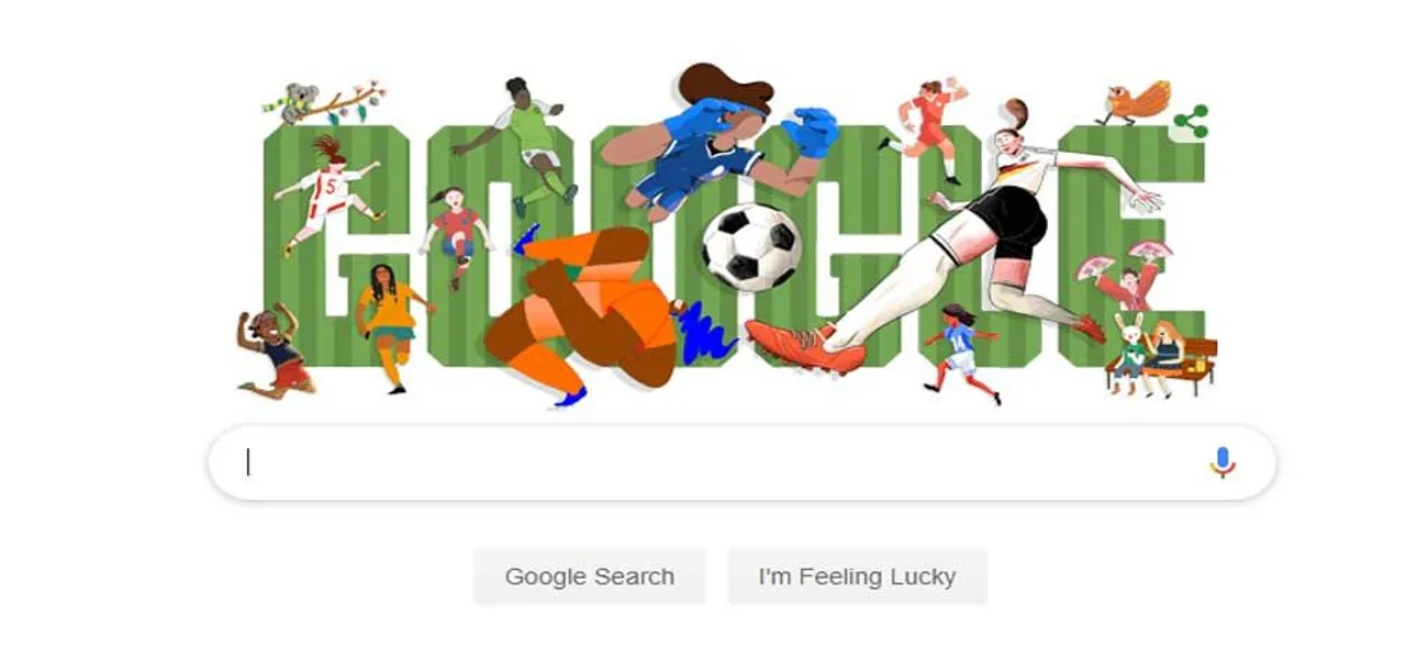 Google dedicates its doodle to FIFA Women's World Cup 2019