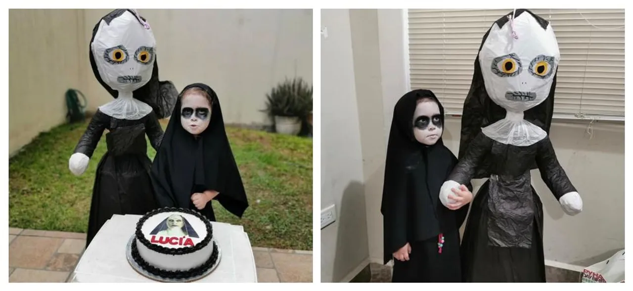 Wednesday Addams is real! Three-year-old had â€˜Conjuring's The Nun' themed birthday, and netizens are loving every bit of it