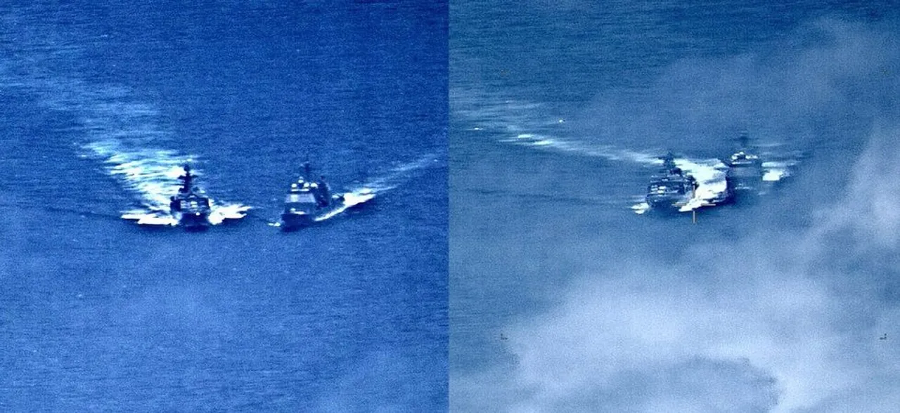 US, Russia accuse each other of 'unsafe', 'dangerous manoeuvres' after warships 'nearly collide'