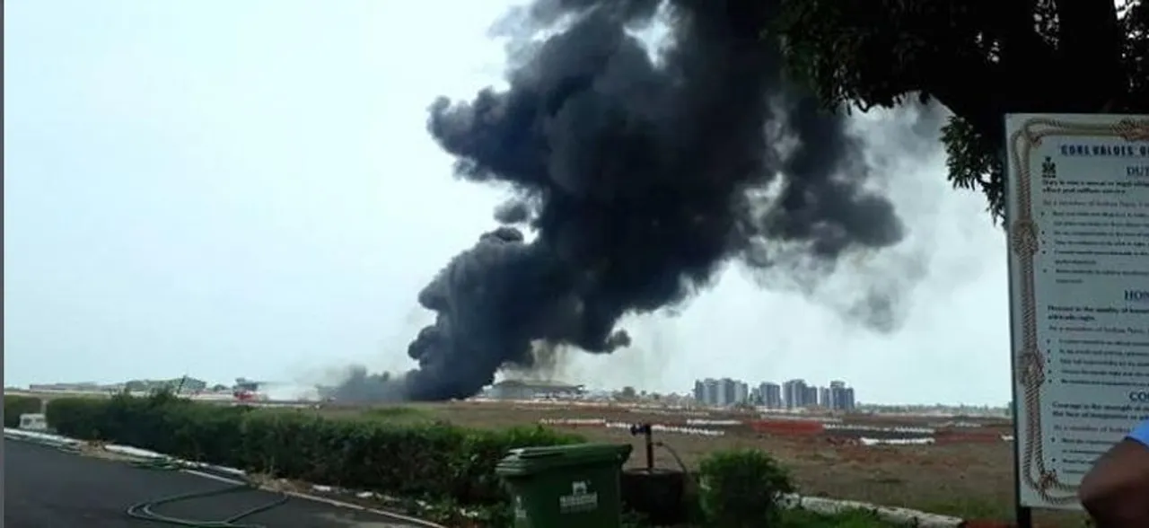 Goa Airport closed temporarily after fire caused by drop tank of MiG-29, flight services resume later