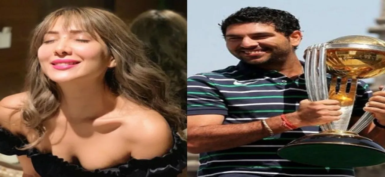May your next phase be as smashing with Hazel: Kim Sharma on Yuvraj Singh' s retirement