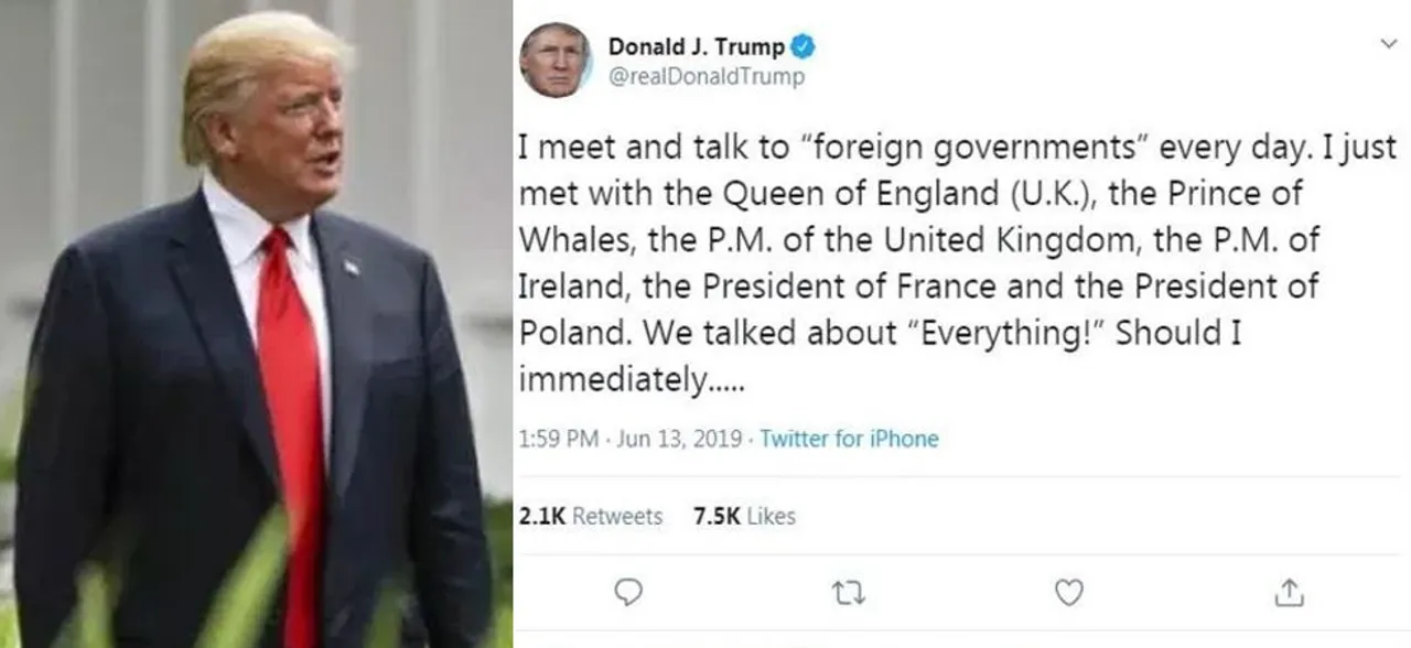 Donald Trump trolled for â€˜Prince of Whalesâ€™ gaffe