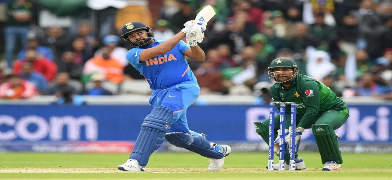Rohit Sharma blasts 24th century, India on top vs Pakistan in ICC Cricket World Cup 2019