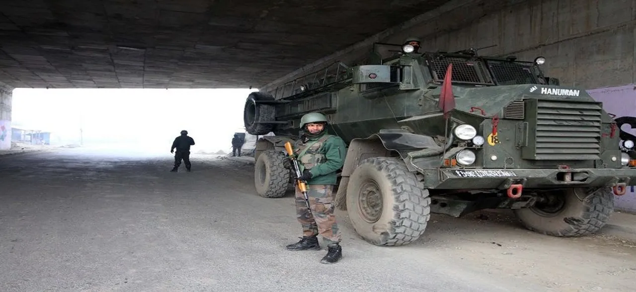Indian Army patrol vehicle targeted with IED blast in Pulwama, 9 personnel injured