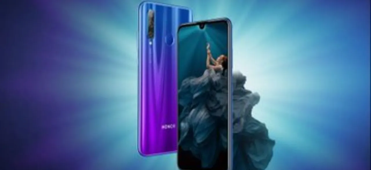 Honor 20i goes on sale TODAY via Flipkart: Get specifications, pricing details here 