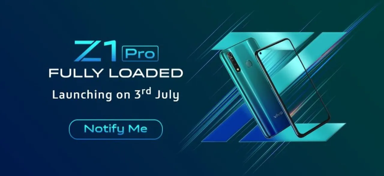 Confirmed! Vivo Z1 Pro with Snapdragon 712 SoC to be launched on July 3 