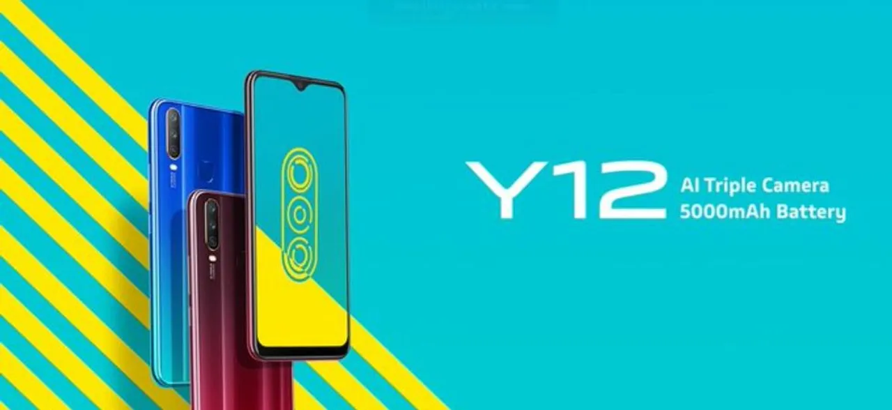Vivo Y12 with triple rear cameras launched in India at Rs 12,490 