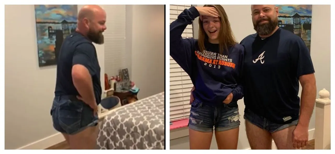 Lol! Overprotective dad dresses up like daughter to teach her a lesson, WATCH