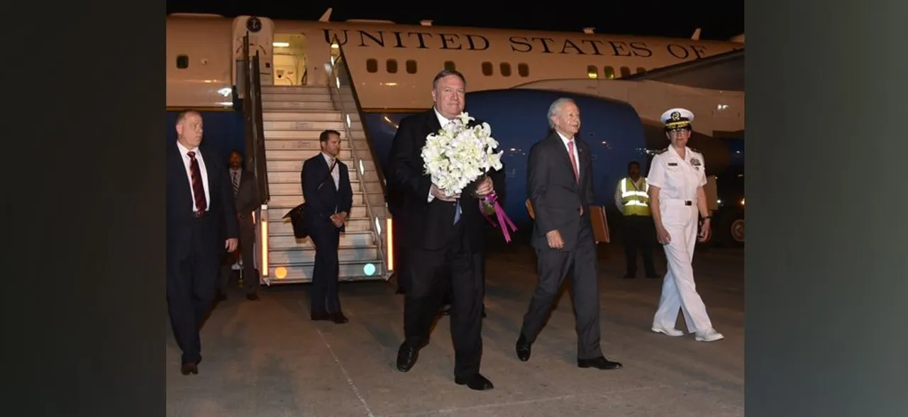 US Secretary of State Mike Pompeo reaches India; to meet PM Modi, EAM Jaishankar today