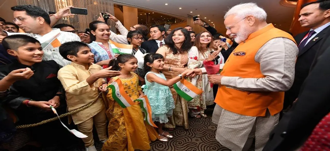 PM Modi reaches Osaka to attend G20 summit, accorded warm welcome by Indian community 