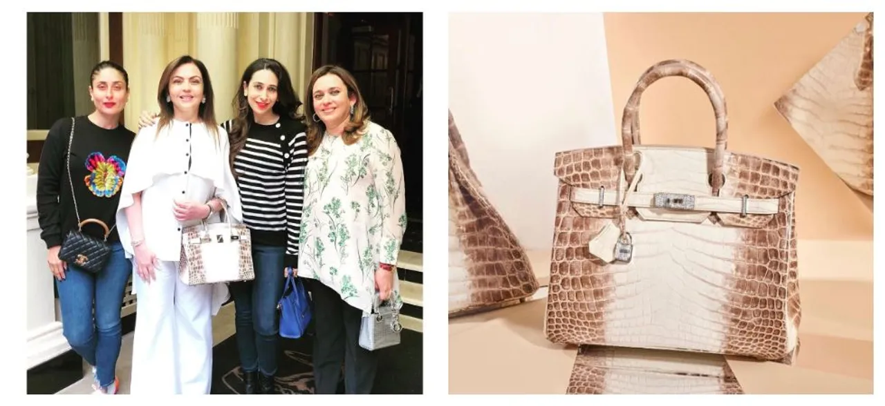 The Price of Nita Ambani's HermÃ¨s Birkin handbag with diamond details will make you sweat