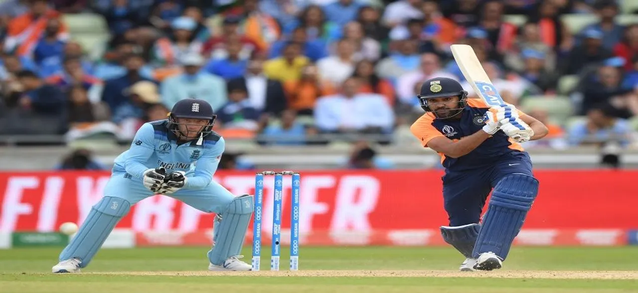 Rohit Sharma blasts 25th century, equals Sourav Ganguly's mark of three tons in World Cup edition