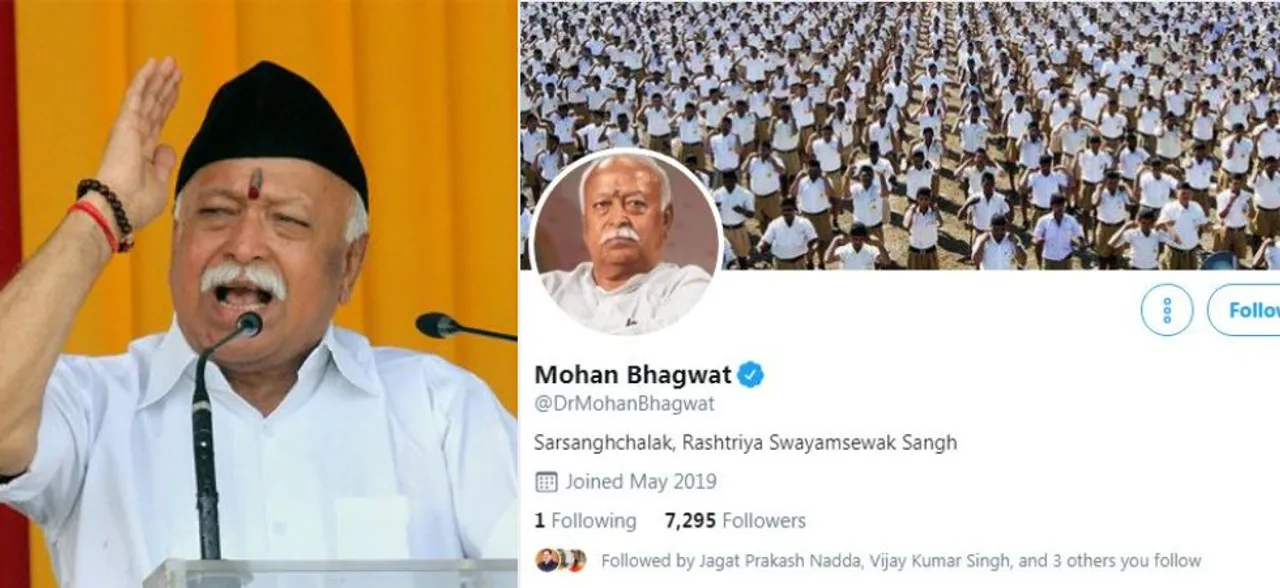 RSS chief Mohan Bhagwat joins Twitter, Baba Ramdev, Modi ministers among followers 