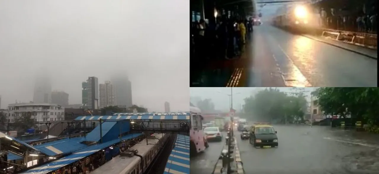 Mumbai witnesses heavy rainfall: Water logging, traffic jam reported in Dadar and Palghar 