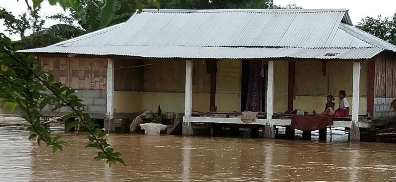 Assam Floods: Over 4 lakh affected across 17 districts, hundreds of villages inundated 