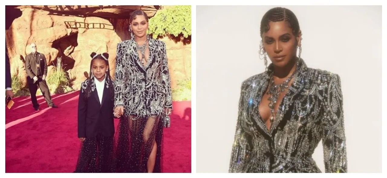 The Lion King premiere: BeyoncÃ© walks red carpet for first time in 3 years with striking Alexander McQueen Gown, SEE pics