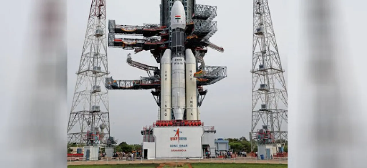 ISRO releases first images of Indiaâ€™s â€˜Baahubaliâ€™ rocket that will carry Chandrayaan 2