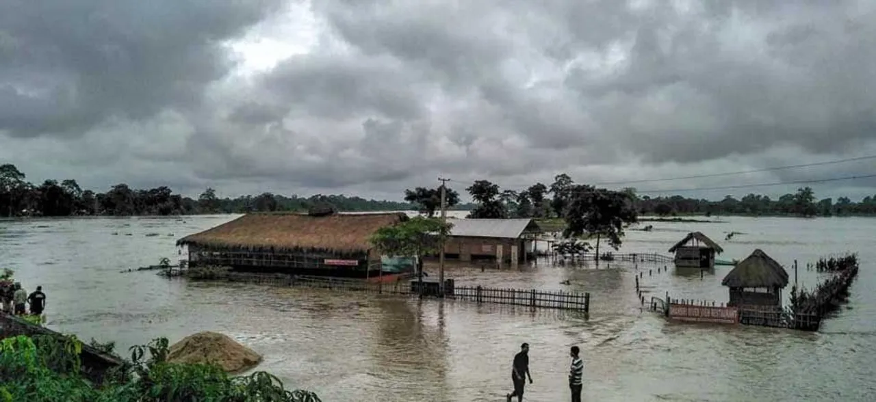 Bihar flood turns grim: 4 dead, 18 lakh hit; CM conducts aerial survey