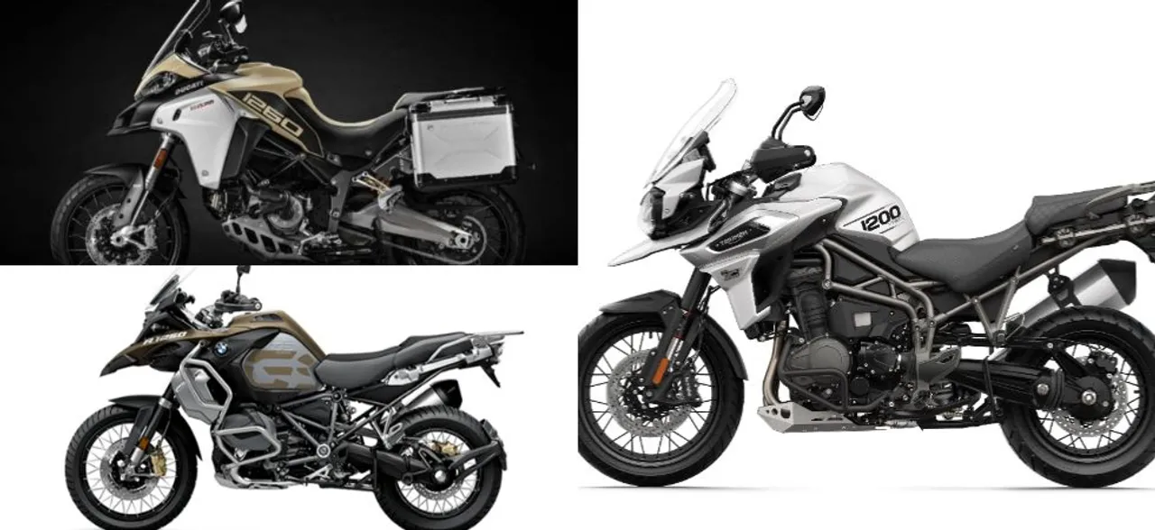 Ducati Multistrada 1260 Enduro Vs BMW R 1250 GS Adventure Vs Triumph Tiger 1200 XCx: Prices, features compared