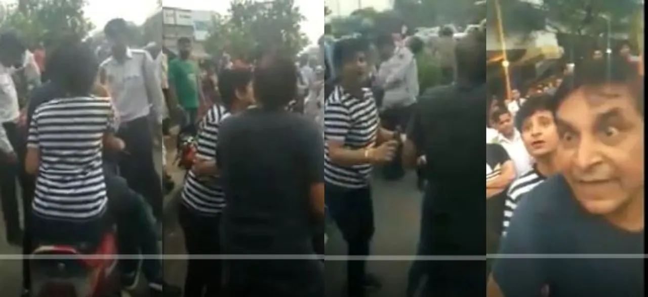 'Jaane do pleaseâ€¦': Drunk woman, partner misbehave with cops in Mayapuri, watch video  